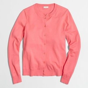 J Crew Pink Cardigan